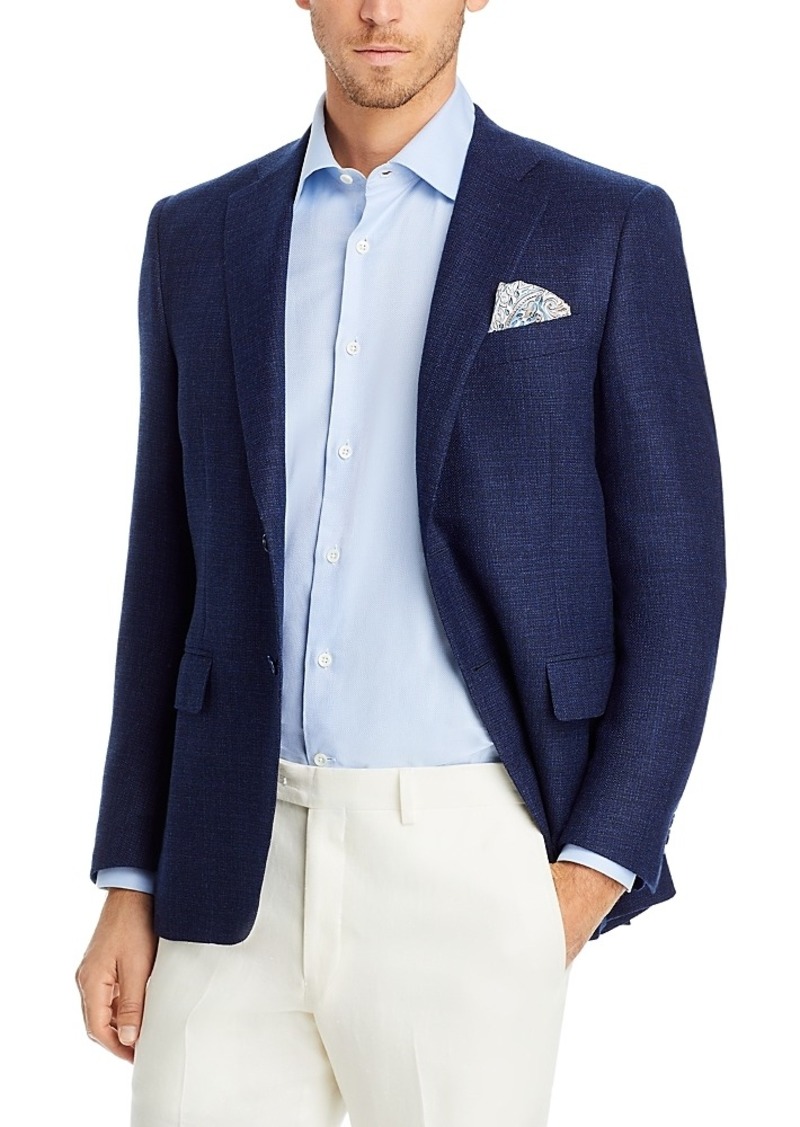 Canali Siena Melange Textured Solid Regular Fit Sport Coat