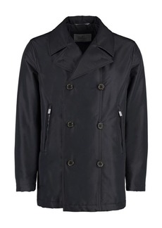 CANALI PADDED DOUBLE-BREAST PEACOAT