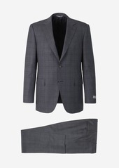 CANALI PLAID MOTIF SUIT