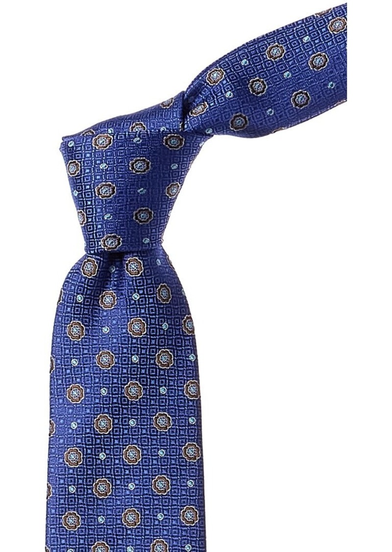 Canali Printed Silk Tie