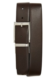 Canali Reversible Calfskin Leather Belt