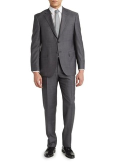 Canali Siena Classic Fit Solid Wool Suit