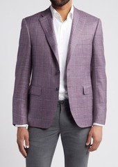 Canali Siena Regular Fit Plaid Sport Coat