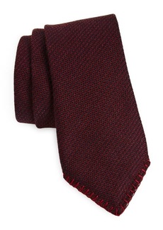 Canali Solid Silk & Cashmere Tie