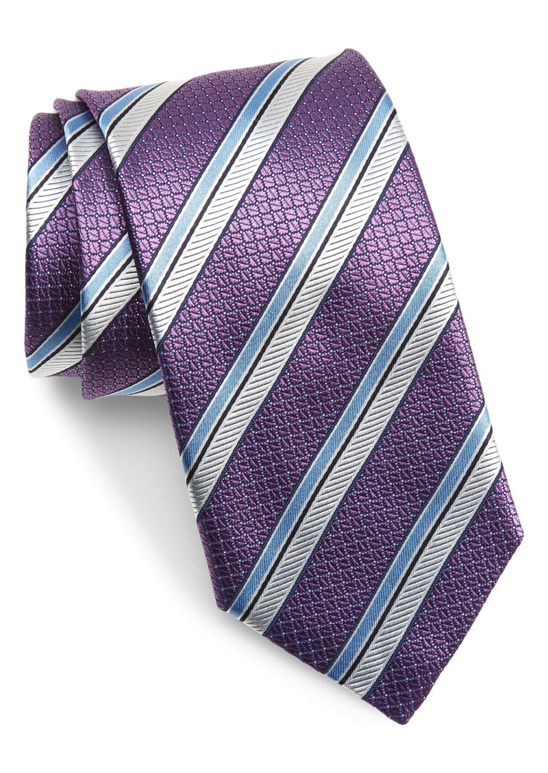 Canali Canali Stripe Silk Tie | Ties