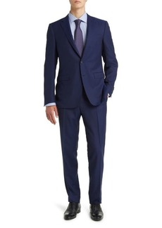 Canali Trim Fit Water Resistant Milano Wool Suit