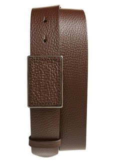 Canali Tumbled Calfskin Leather Belt