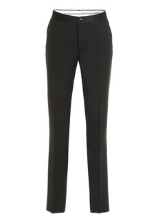 CANALI WOOL BLEND TAILORED TROUSERS