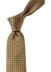 Canali Yellow Silk Tie