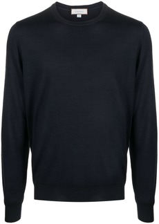 Canali crew-neck knitted jumper