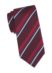 Canali Diagonal Stripe Silk Tie