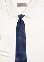 Canali Geometric Silk Tie