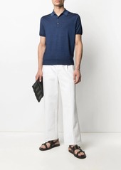 Canali knitted polo shirt