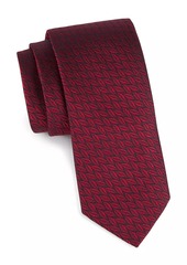 Canali Leaf Silk Tie