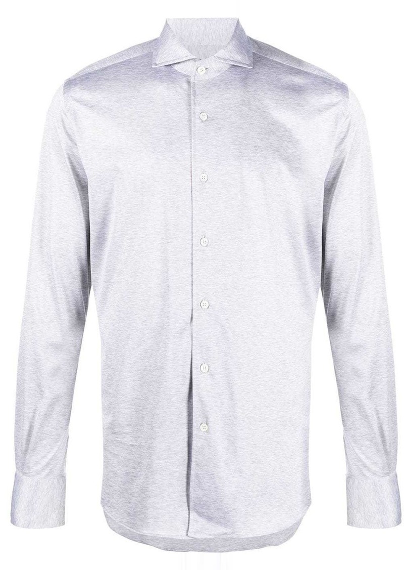 Canali long-sleeve cotton shirt