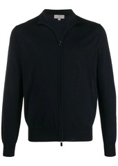 Canali long-sleeve zip-front cardigan