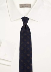 Canali Medallion Silk Tie