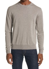 Canali Crewneck Wool Sweater in Beige at Nordstrom