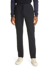 Canali Jersey Jogger Pants in Navy at Nordstrom