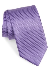 Canali Neat Silk X-Long Tie in Purple at Nordstrom