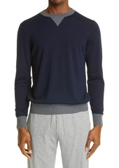 Canali Wool Crewneck Sweater