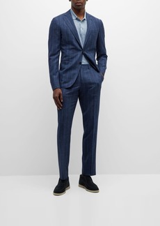 Canali Men's Seasonal Stripe Wool-Blend Suit