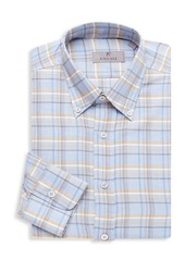 Canali Modern-Fit Plaid Dress Shirt