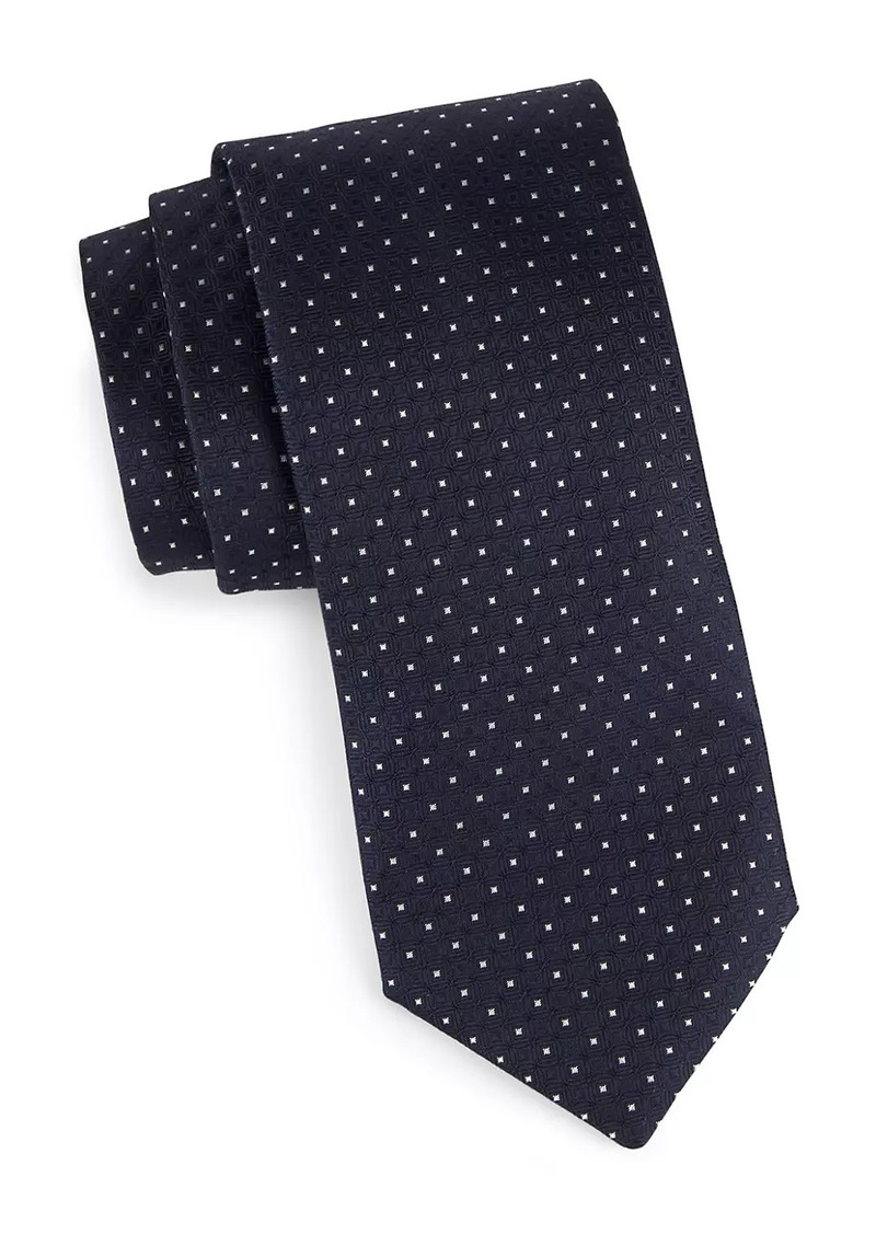 Canali Neat Silk Tie