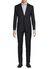 Canali Notch Lapel Wool Suit