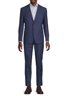 Canali Notch Lapel Wool Suit