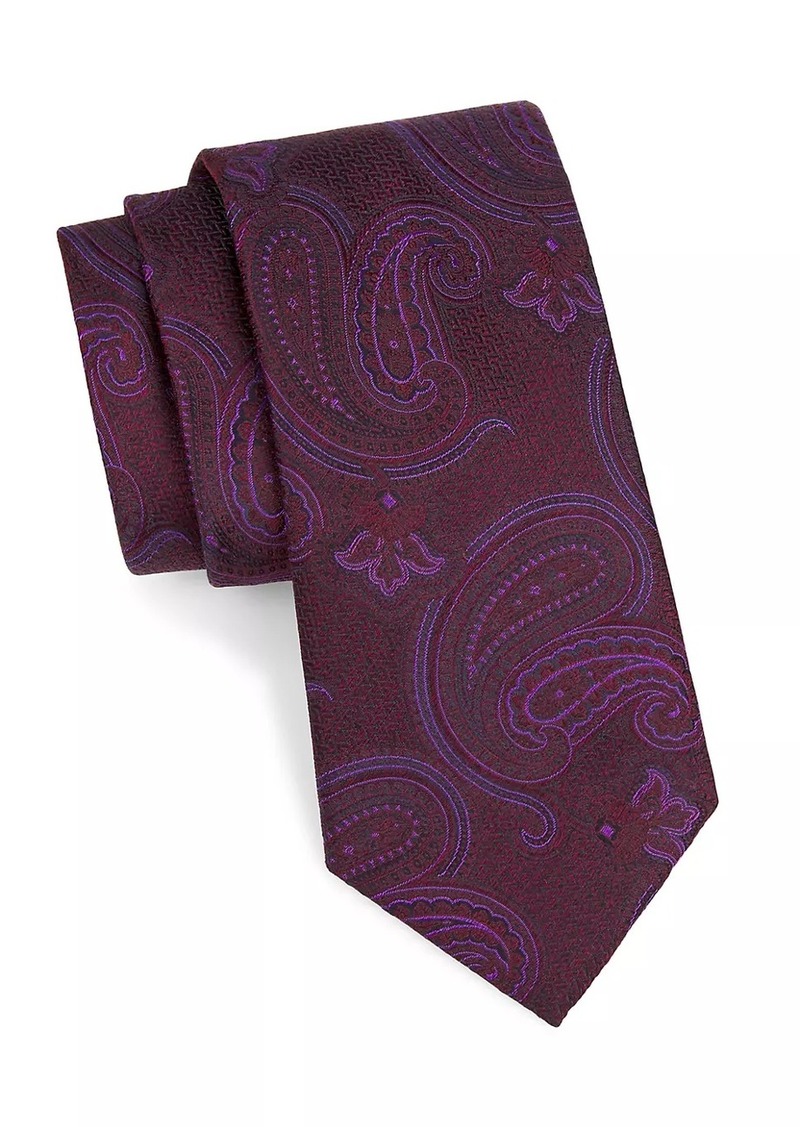 Canali Paisley Silk Tie