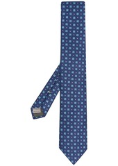 Canali patterned silk tie