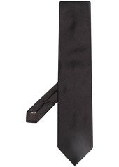 Canali plain pointed tie