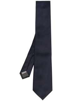 Canali pointed silk tie