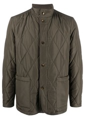 Canali quilted lightweight jacket