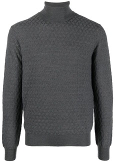 Canali roll-neck knit jumper