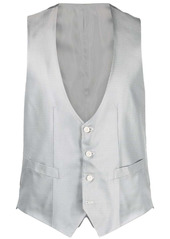 Canali single-breasted silk waistcoat