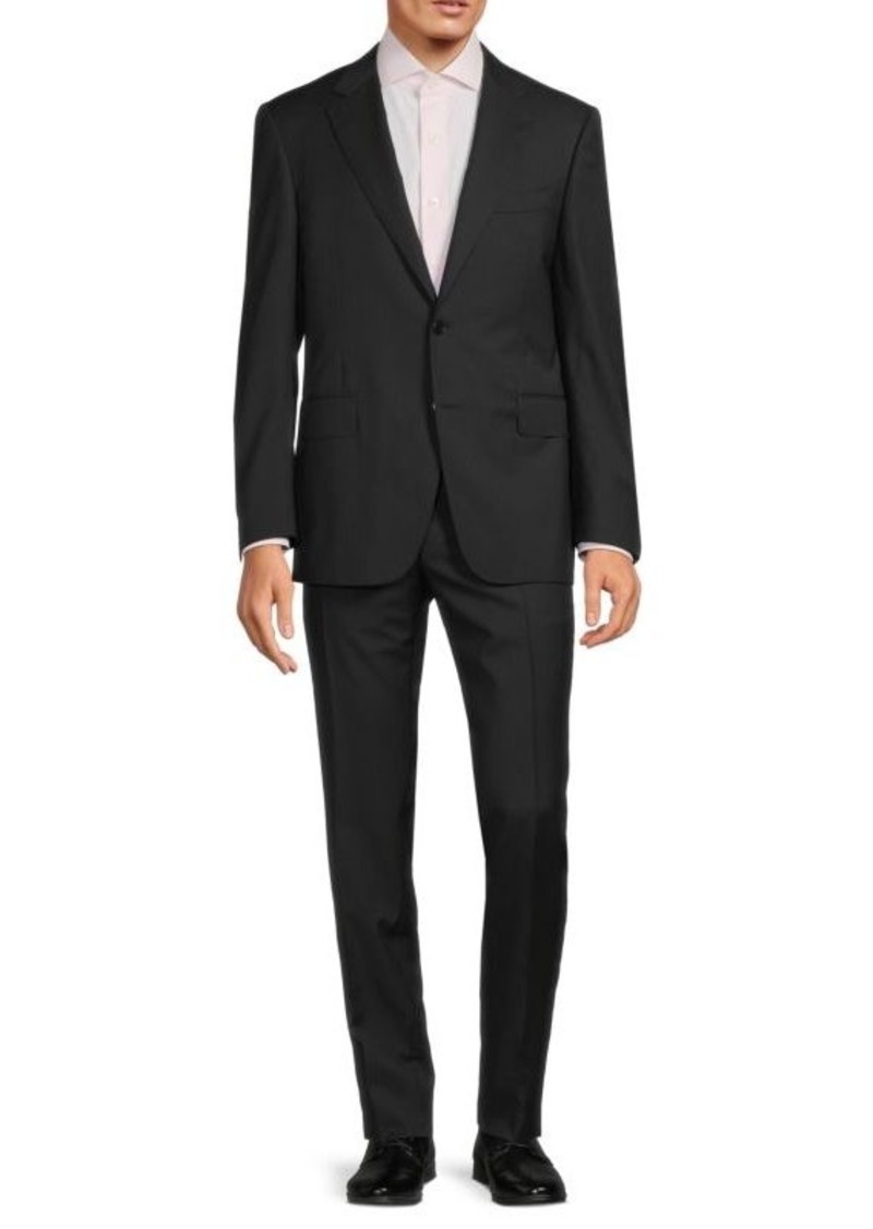 Canali Solid Wool Suit