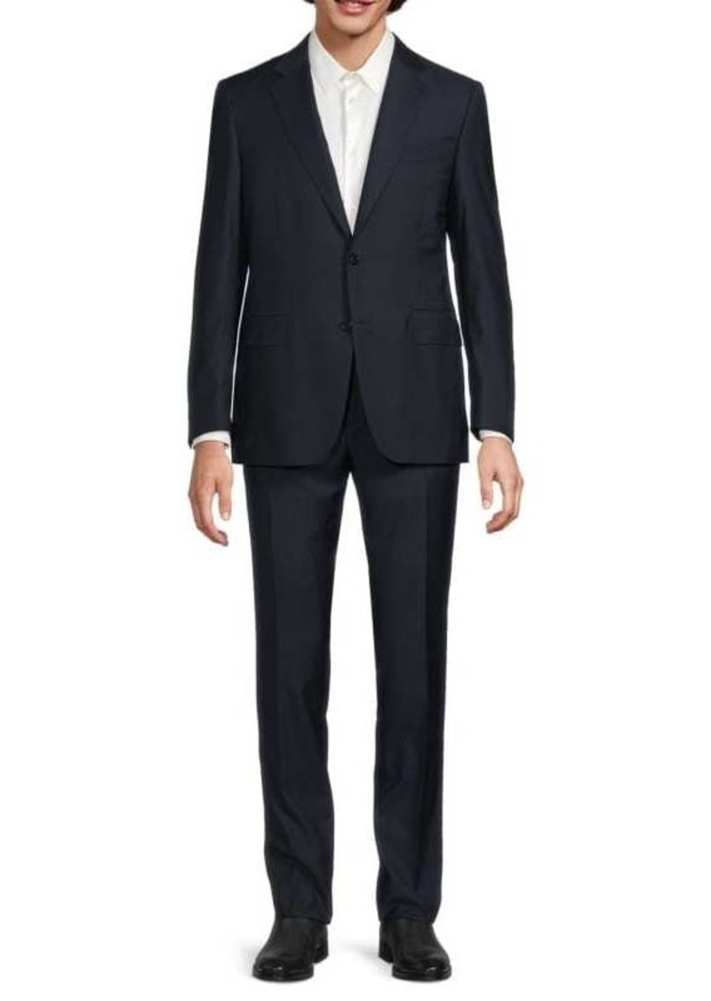 Canali Solid Wool Suit