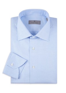 Canali Textured Dress Shirt