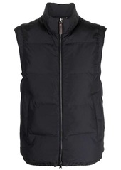 Canali zip-up padded gilet