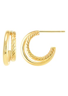 CANDELA JEWELRY 14K Gold Hoop Earrings at Nordstrom Rack