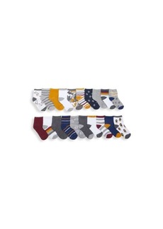 Capelli New York Baby Boy’s 20-Pack Space Guy Mixed Pattern Crew Socks