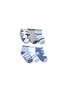 Capelli New York Baby Boy's 6-Pair No Show Socks