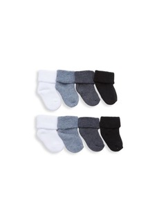 Capelli New York Baby Boy's 8-Pack Rib Knit Socks