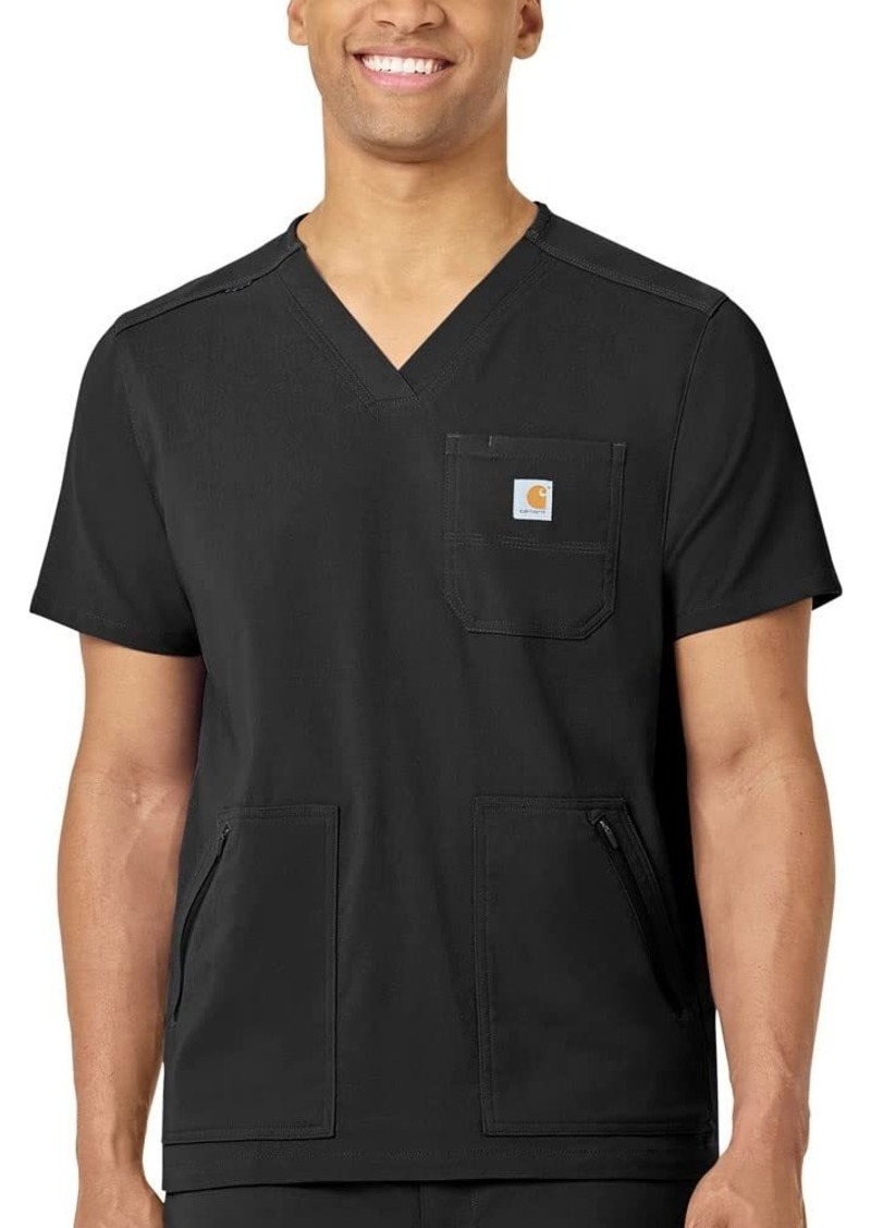 Carhartt Medical Men's Modern Fit 5-Pocket V-Neck Scrub Top  3X