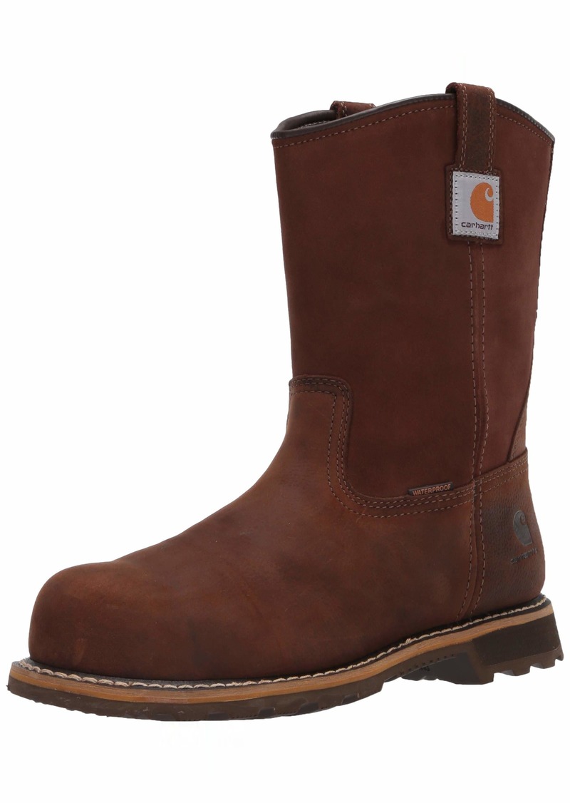 Carhartt mens Cmp1453 Waterproof 10 Inch Pull-on Comp Toe Industrial Boot   US