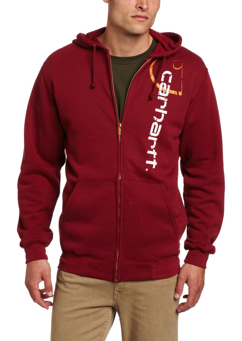 red carhartt sweatshirt