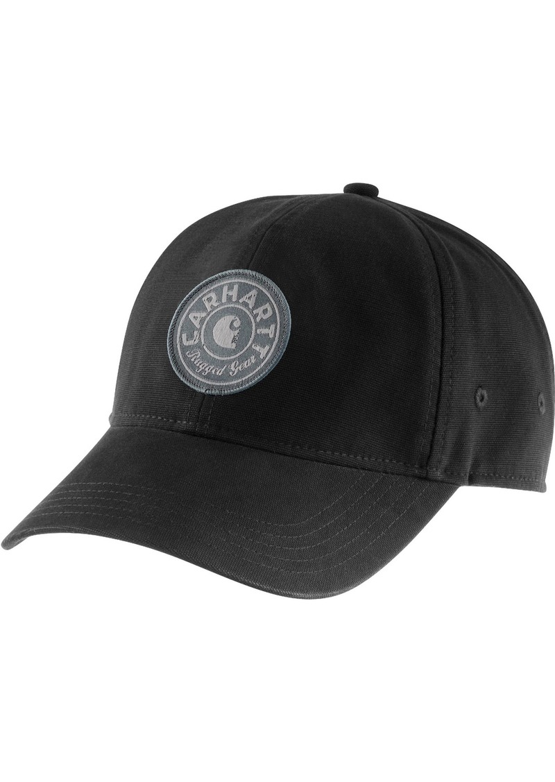 Carhartt Men's Canvas Built To Last Patch Cap, Black | Father's Day Gift Idea
