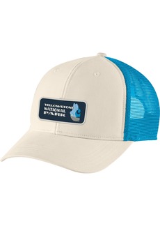 Carhartt Men's Canvas Yellowstone National Park Patch Trucker Hat, Brown